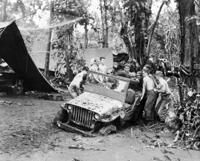 US Army Jeep at war