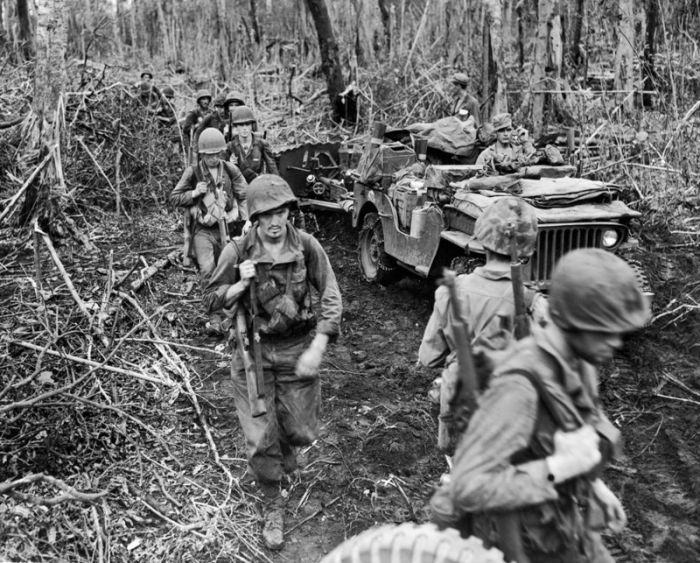 US Army Jeep at war