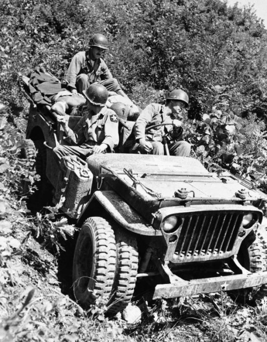 US Army Jeep at war