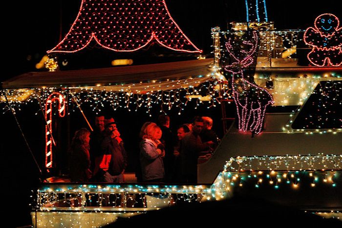 The Newport Beach Christmas Boat Parade, Newport Beach, California, United States