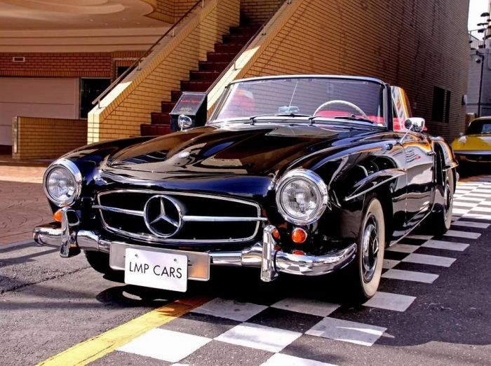 classic vintage mercedes-benz