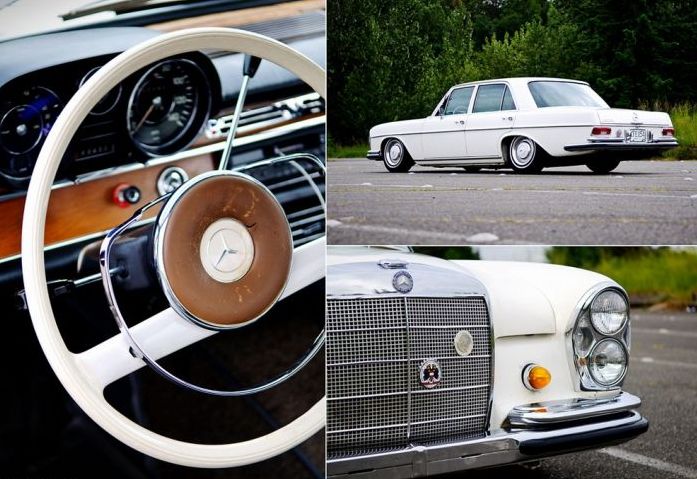 classic vintage mercedes-benz