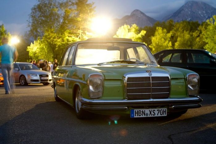 classic vintage mercedes-benz