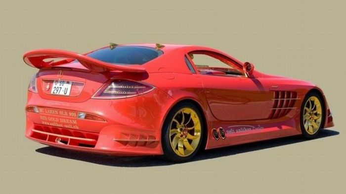 Mercedes McLaren SLR 999 Red Gold Dream by Ueli Anlicker