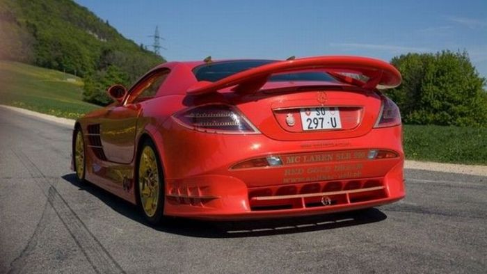 Mercedes McLaren SLR 999 Red Gold Dream by Ueli Anlicker