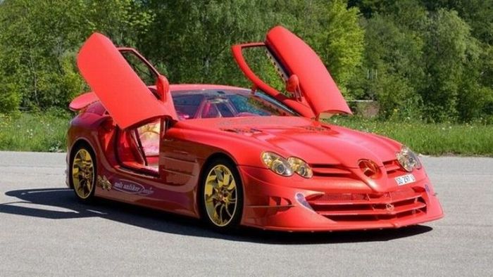 Mercedes McLaren SLR 999 Red Gold Dream by Ueli Anlicker