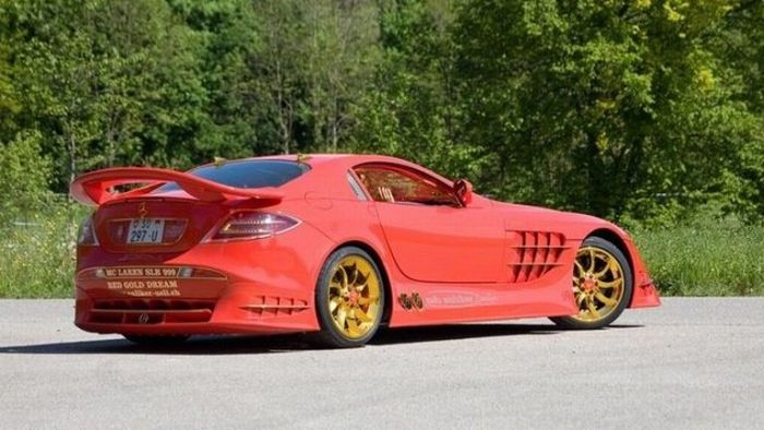 Mercedes McLaren SLR 999 Red Gold Dream by Ueli Anlicker