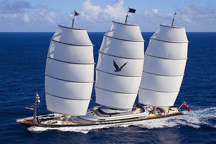 Maltese Falcon yacht by Perini Navi