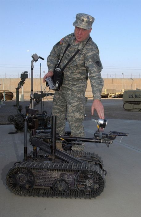 EOD bomb explosive ordnance disposal robot