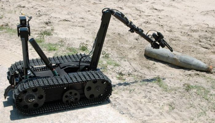 EOD bomb explosive ordnance disposal robot