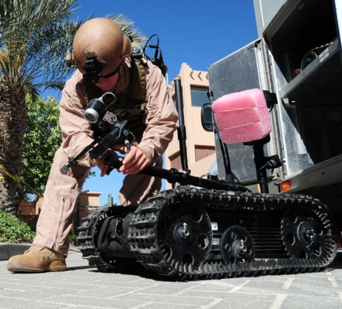 EOD bomb explosive ordnance disposal robot