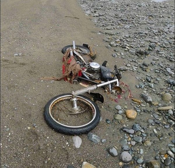 Harley Davidson swept away by Japan tsunami found in Canada