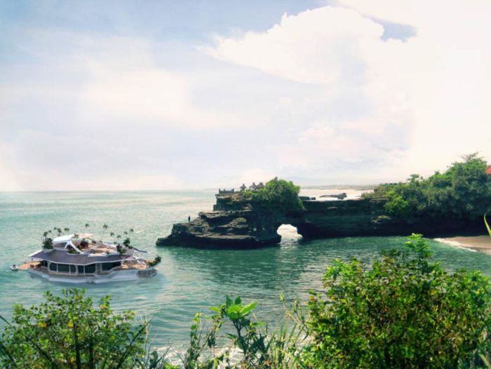 Orsos Islands, luxury floating island