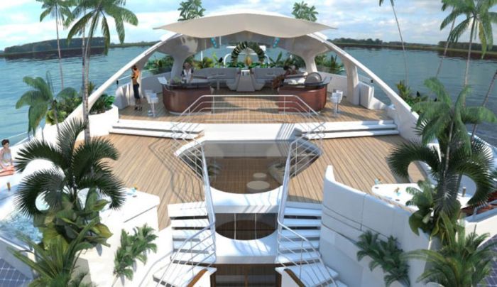 Orsos Islands, luxury floating island