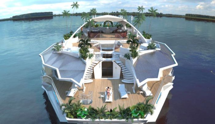 Orsos Islands, luxury floating island