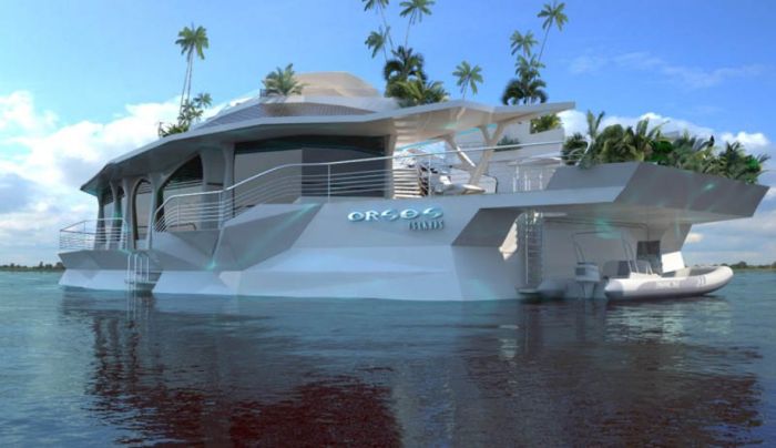 Orsos Islands, luxury floating island