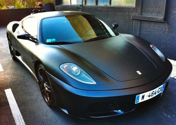 Ferrari F430 with black leather by Dartz