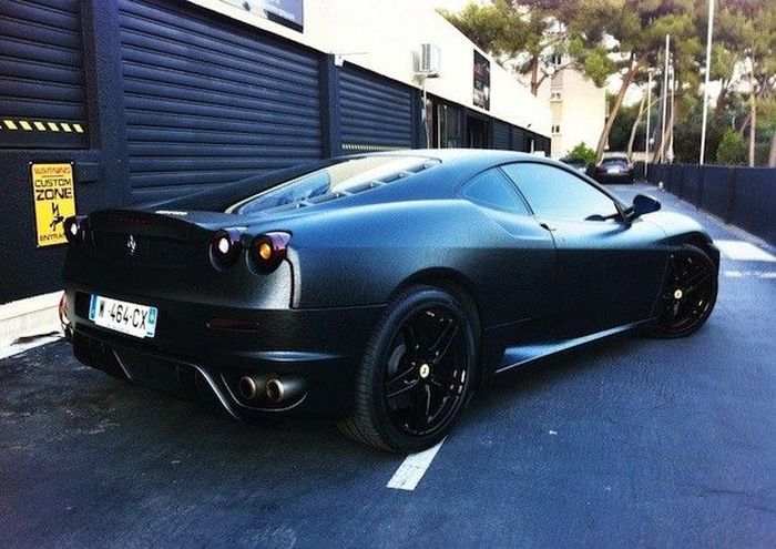 Ferrari F430 with black leather by Dartz