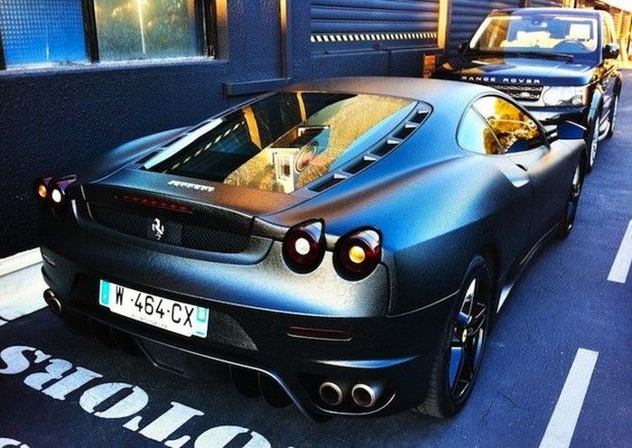 Ferrari F430 with black leather by Dartz