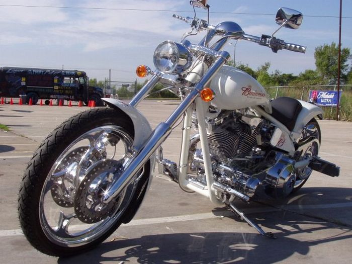 Custom chopper by Rick Fairless, Strokers Dallas