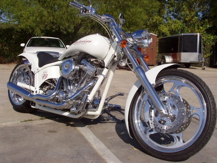 Custom chopper by Rick Fairless, Strokers Dallas