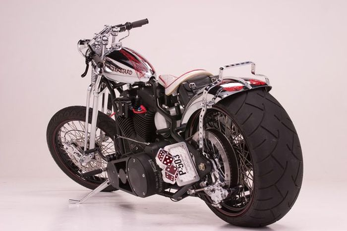 Custom chopper by Rick Fairless, Strokers Dallas