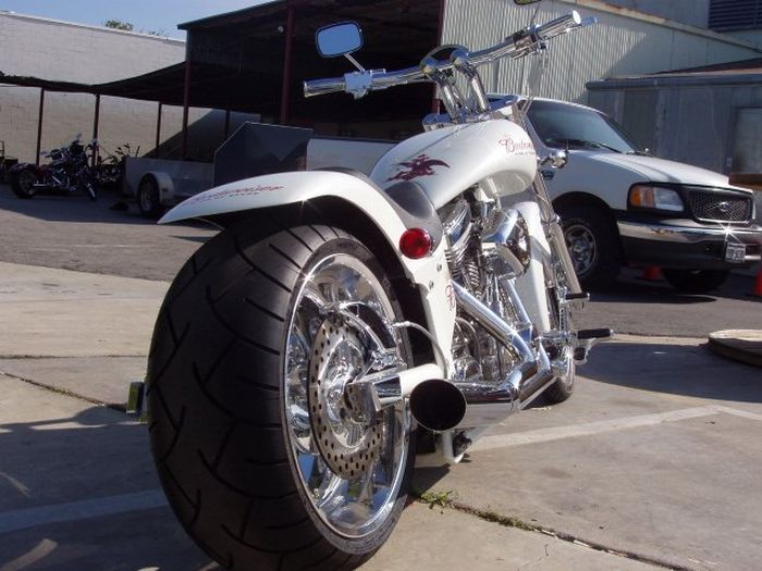 Custom chopper by Rick Fairless, Strokers Dallas