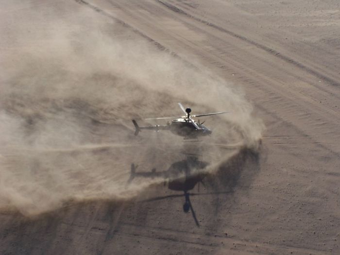 Bell OH-58 Kiowa military helicopter