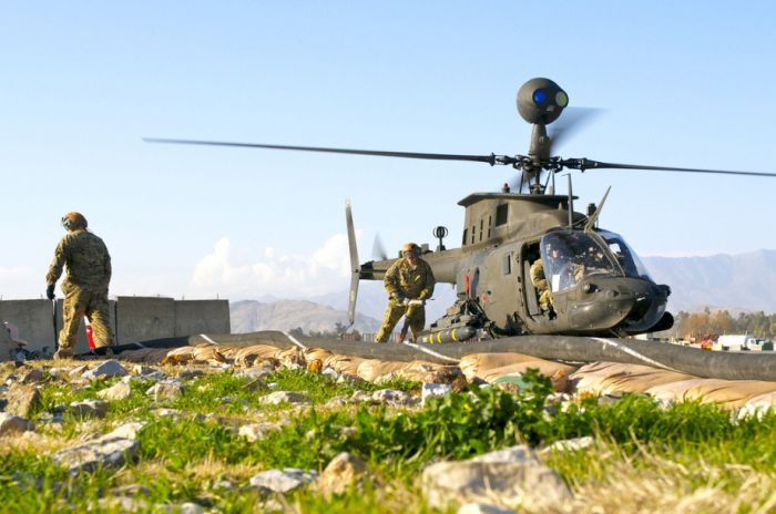 Bell OH-58 Kiowa military helicopter