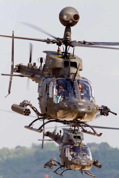 Bell OH-58 Kiowa military helicopter