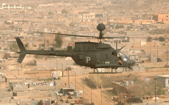 Bell OH-58 Kiowa military helicopter