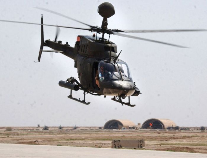 Bell OH-58 Kiowa military helicopter