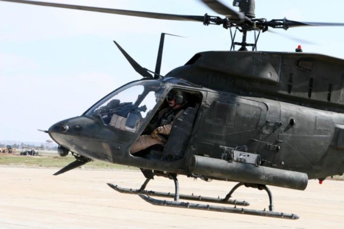 Bell OH-58 Kiowa military helicopter