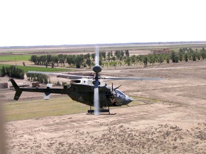 Bell OH-58 Kiowa military helicopter