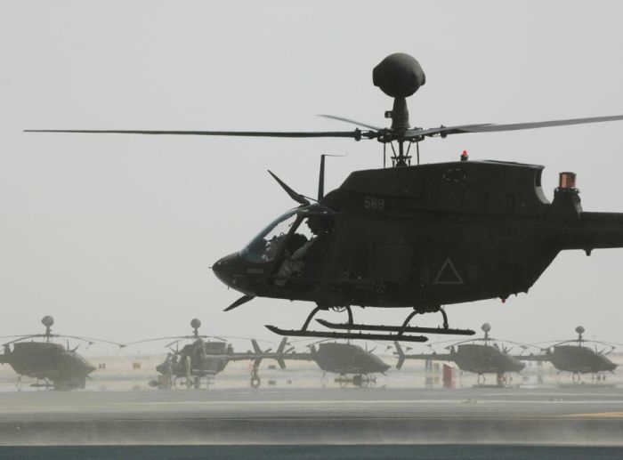 Bell OH-58 Kiowa military helicopter