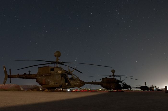 Bell OH-58 Kiowa military helicopter