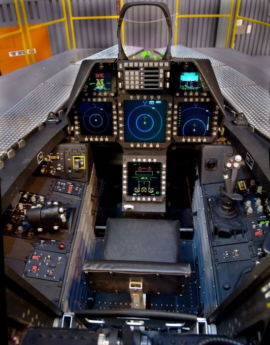 airplane cockpit