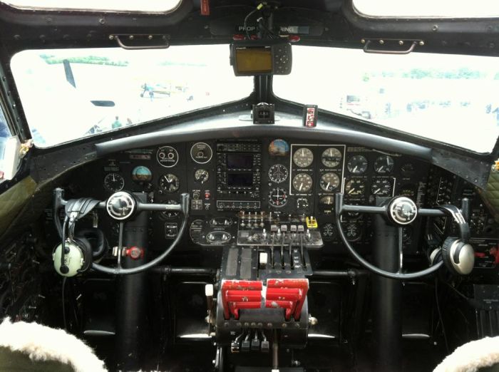 airplane cockpit