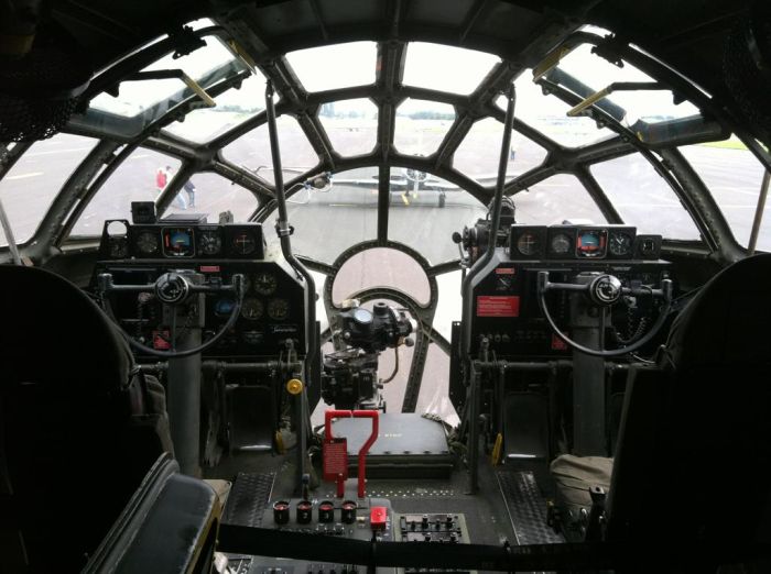 airplane cockpit