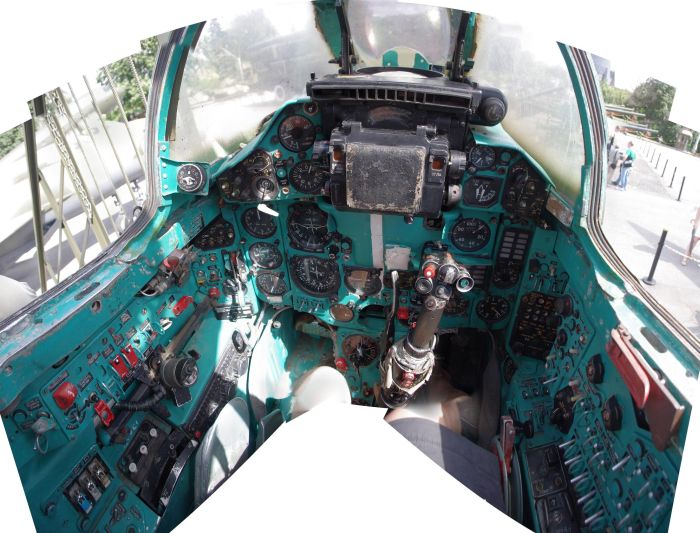 airplane cockpit