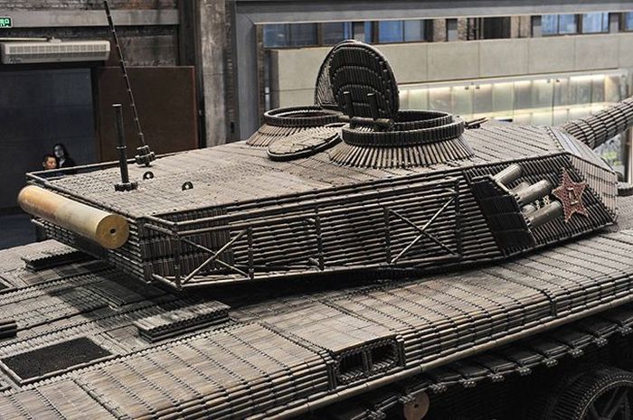 Type-99 tank, built with 48,356 shells, China