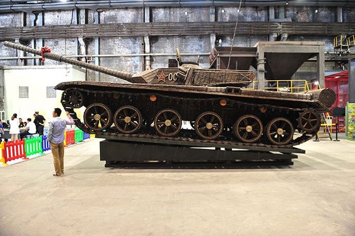 Type-99 tank, built with 48,356 shells, China