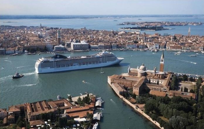 MSC Magnifica 5 cruise ship, Venice, Italy