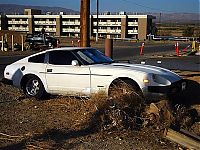 Transport: car after storm