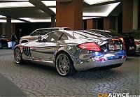 Transport: white gold mercedes