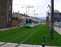 Transport: lawn rails for trams