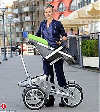 Transport: stroller and bike