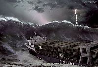 Transport: ship in a storm