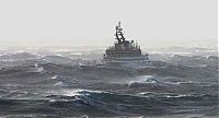 Transport: ship in a storm