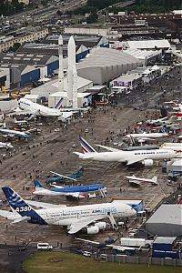 Transport: Air show in Le Bourget, Paris, France